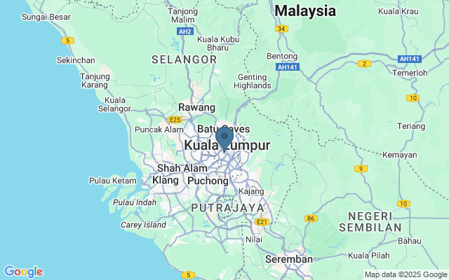 Kaart met locatie Taman Tasik Perdana